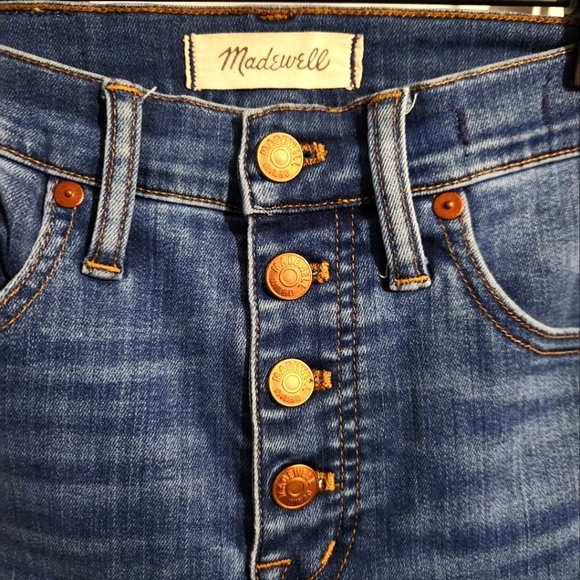 Madewell High Rise Skinny Crop Jeans - Picture 3 of 4